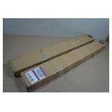 *2* Cordless 1' Vinyl Mini Blinds - 30'x48' Gold Alabaster *2* Cordless 1' Vinyl Mini Blinds - 30'x48' Gold Alabaster