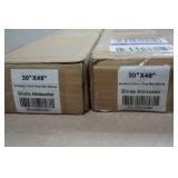 *2* Cordless 1' Vinyl Mini Blinds - 30'x48' Gold Alabaster *2* Cordless 1' Vinyl Mini Blinds - 30'x48' Gold Alabaster