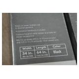 *2* Cordless 1' Room Darkening Mini Blinds - 34'x64' Black *2* Cordless 1' Room Darkening Mini Blinds - 34'x64' Black