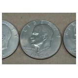*5* 1970's Eisenhower Dollar Coins *5* 1970's Eisenhower Dollar Coins