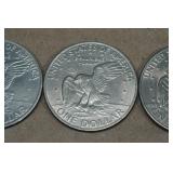 *5* 1970's Eisenhower Dollar Coins *5* 1970's Eisenhower Dollar Coins