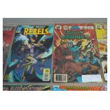 Comic Books - Mister Miricle, Rebels. New Titans, Fightin' Marines Comic Books - Mister Miricle, Rebels. New Titans, Fightin' Marines