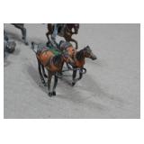 Vintage Painted Lead Soldiers and Horses Vintage Painted Lead Soldiers and Horses