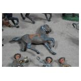 Vintage Painted Lead Soldiers and Horses Vintage Painted Lead Soldiers and Horses