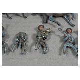 Vintage Painted Lead Soldiers and Horses Vintage Painted Lead Soldiers and Horses