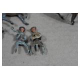 Vintage Painted Lead Soldiers and Horses Vintage Painted Lead Soldiers and Horses