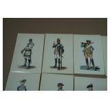 Vintage Soldiers of the American Revolution Post Cards Vintage Soldiers of the American Revolution Post Cards