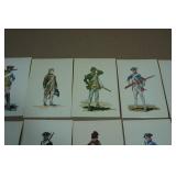 Vintage Soldiers of the American Revolution Post Cards Vintage Soldiers of the American Revolution Post Cards