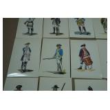 Vintage Soldiers of the American Revolution Post Cards Vintage Soldiers of the American Revolution Post Cards