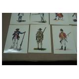 Vintage Soldiers of the American Revolution Post Cards Vintage Soldiers of the American Revolution Post Cards