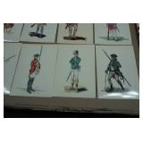 Vintage Soldiers of the American Revolution Post Cards Vintage Soldiers of the American Revolution Post Cards