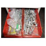 Storage Cabinet with Assorted Hardware Storage Cabinet with Assorted Hardware