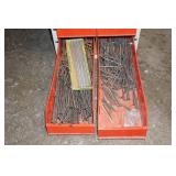 Storage Cabinet with Assorted Hardware Storage Cabinet with Assorted Hardware