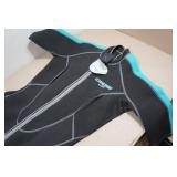 Cressi Lido Women's 2mm Wetsuit - L/4, Teal Cressi Lido Women's 2mm Wetsuit - L/4, Teal