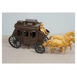 Vintage Stagecoach Toy Set Vintage Stagecoach Toy Set