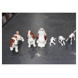 Miniature Ceramic Dog Figurines Miniature Ceramic Dog Figurines