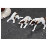 Miniature Ceramic Dog Figurines Miniature Ceramic Dog Figurines