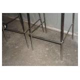 Set of Two Contemporary Bar Stools Set of Two Contemporary Bar Stools