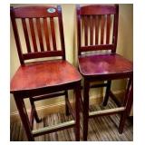 high top chairs x2 high top chairs x2