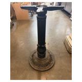 cast iron pedestal no top cast iron pedestal no top