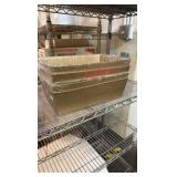 Stack of gold bins Stack of gold bins