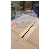 Half a box of six count cupcake containers Half a box of six count cupcake containers