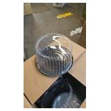 7' round cake dome with tray 7' round cake dome with tray