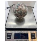 Moss Agate Sphere - 4 Inch Diameter - Hand-Polished Display Ball