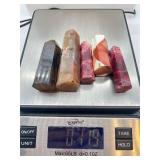 Variety of Obelisk Crystals - 5-Piece Natural Gemstone Tower Set