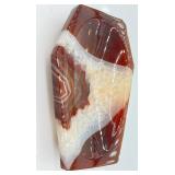 Agate Bowls - Carved & Polished Natural Stone Set of 2