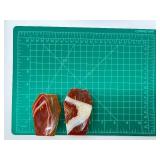 Agate Bowls - Carved & Polished Natural Stone Set of 2