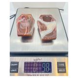 Agate Bowls - Carved & Polished Natural Stone Set of 2