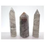 Rutilated Quartz Crystal Points (Lot of 5)