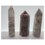 Rutilated Quartz Crystal Points (Lot of 5)