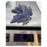 Carved Sodalite Leaves (Lot of 3)