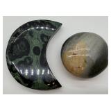 Ocean Jasper Crescent Stone & Polished Stone