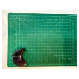 Amethyst Crescent Slice - Natural Purple Banding, 3.5 oz