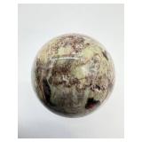 Moss Agate Sphere - Polished Natural Stone Display Ball