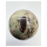 Moss Agate Sphere - Polished Natural Stone Display Ball