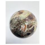 Moss Agate Sphere - Polished Natural Stone Display Ball
