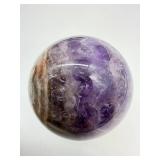 Amethyst Geode Sphere - Polished Purple Crystal Ball