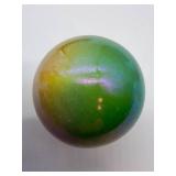 Malachite Heart-Shaped Stone - Polished Green Banding