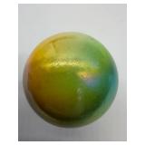 Malachite Heart-Shaped Stone - Polished Green Banding