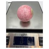 Rhodonite Sphere - Pink & Green Marble Pattern Gemstone Ball