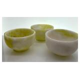 Light Jade Bowls - 3-Piece Set