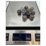 Stone Bowl & 10 Stone Spheres