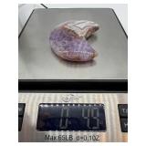 Amethyst Geode Crescent Slice & Display Stone - Natural Purple Amethyst Crystal