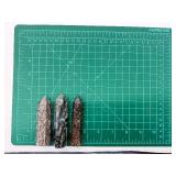 Jasper Obelisks & Ocean Jasper Orbicular Towers - 3-Piece Display Set