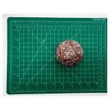 Orbicular Jasper Sphere - Polished Red/Black Pattern