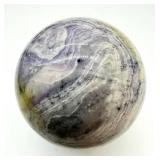 Fluorite Sphere - Natural Purple & Yellow Banding
